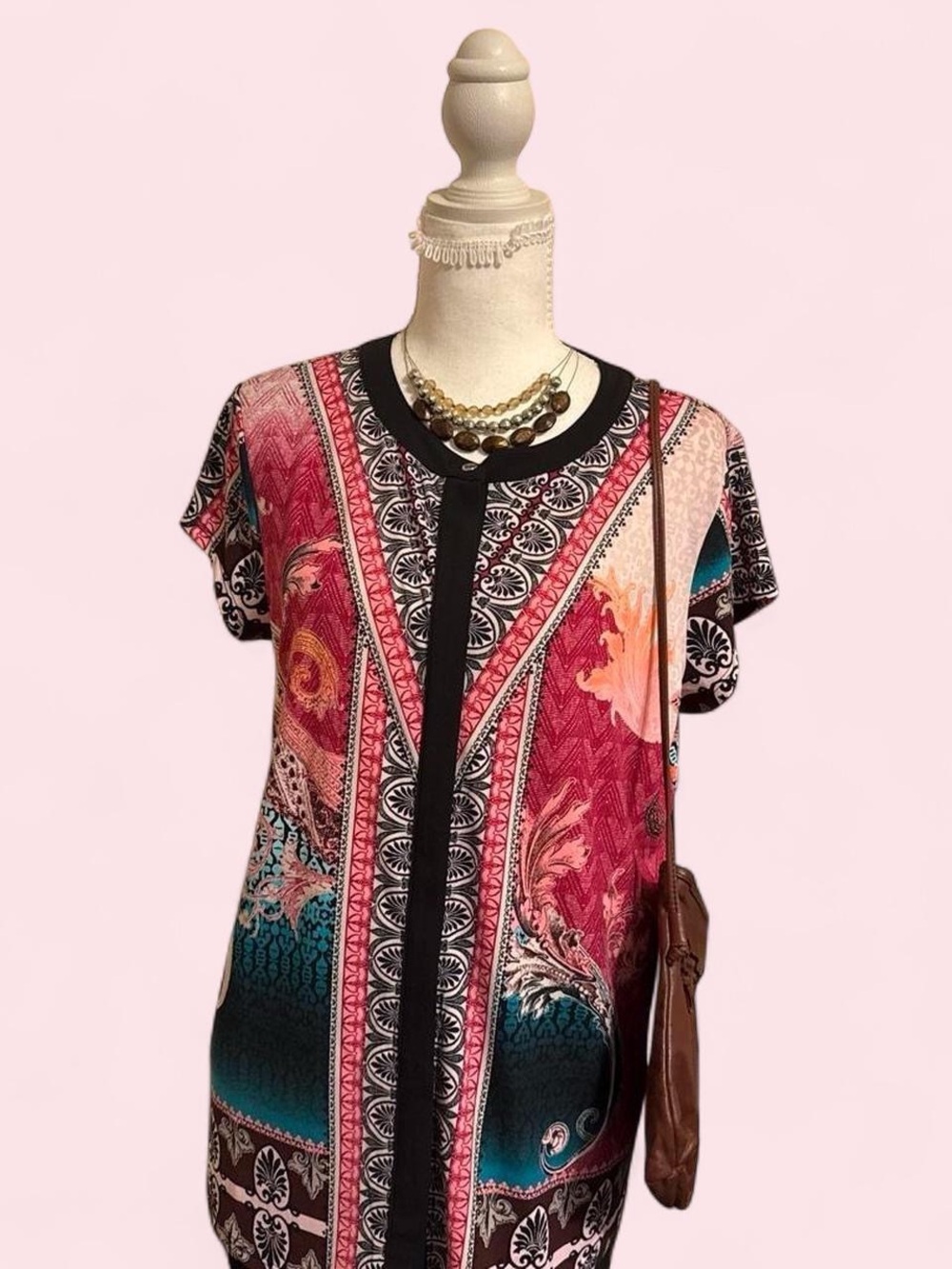 Multicolored Boho Top